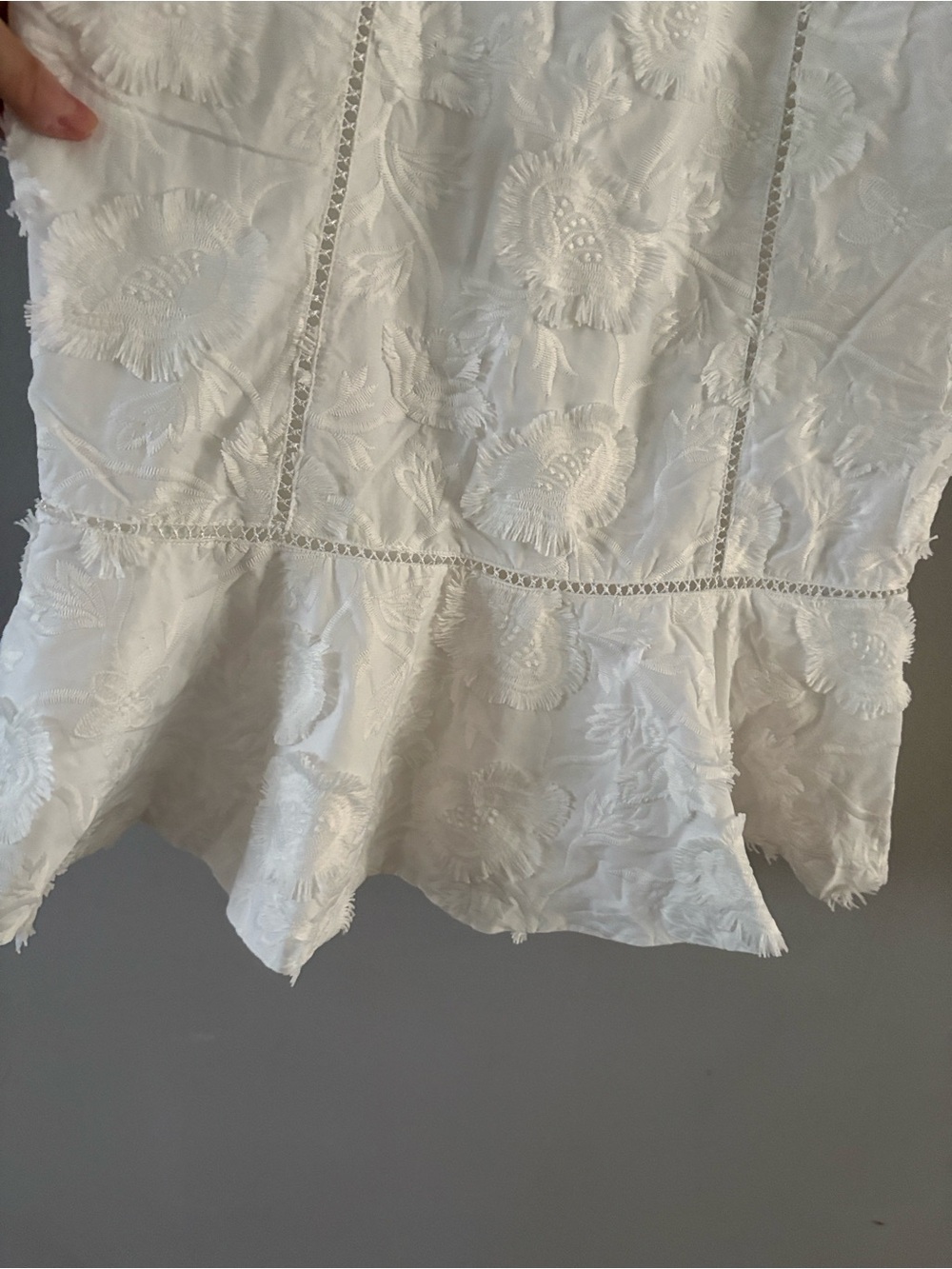 INC International Concepts White Textured Halter Cocktail Dress - Picture 7 of 11